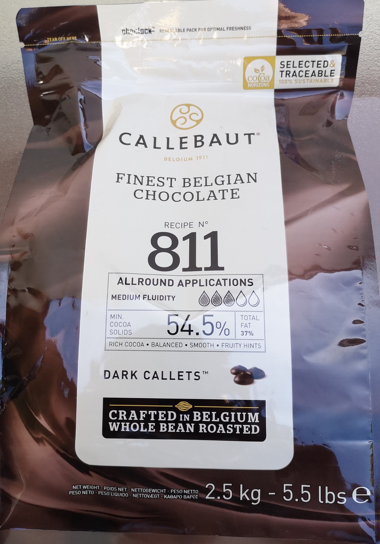 Callebaut 811 Dark Couverture – House Of Ingredients